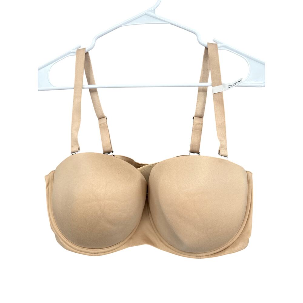 Aerie Strapless or Strap Sans Bretelles Beige Bra 40D NEW